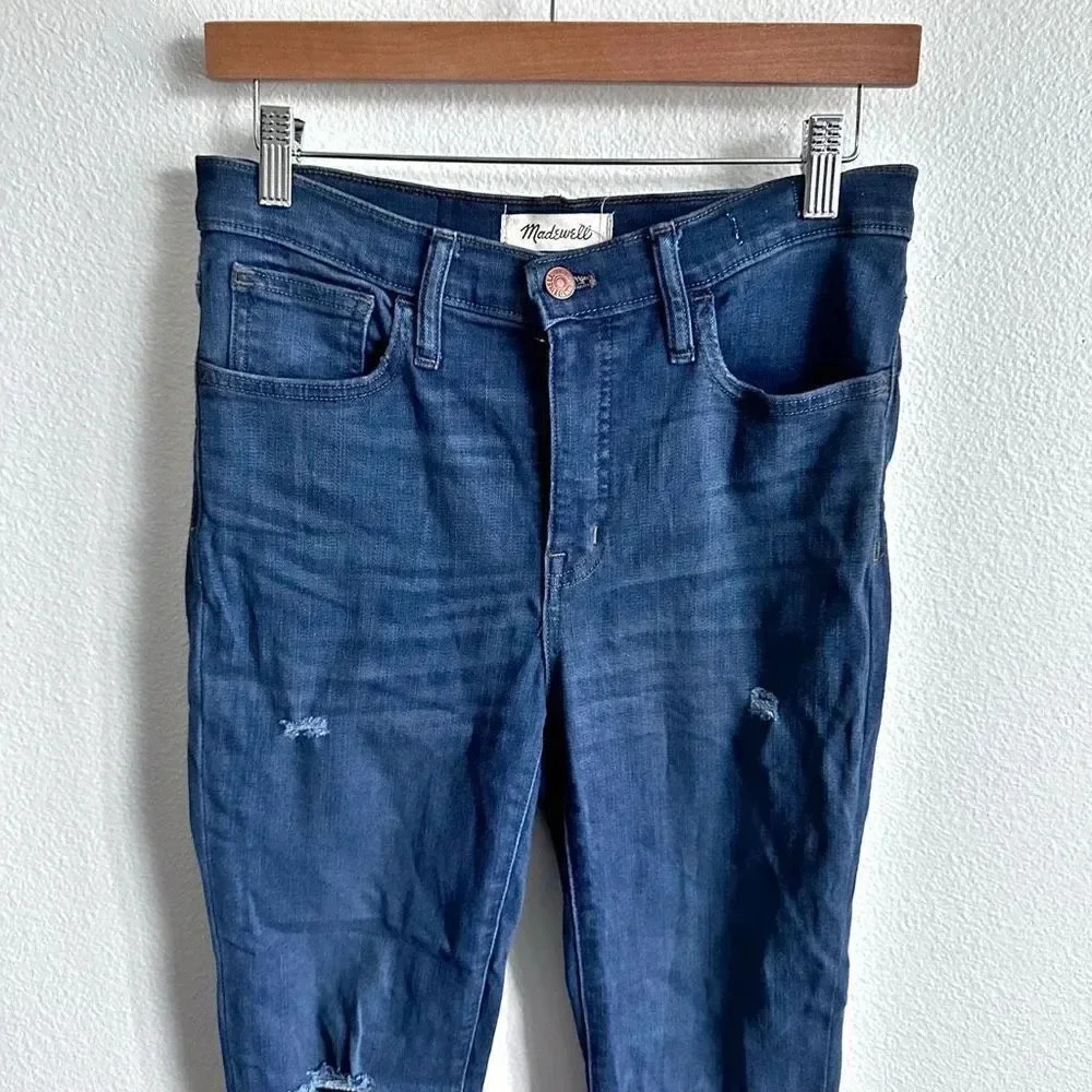 MADEWELL | Roadtripper Blue Jeans Distressed Raw Hem |‎ Size 28